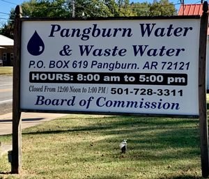 pangburn water sign